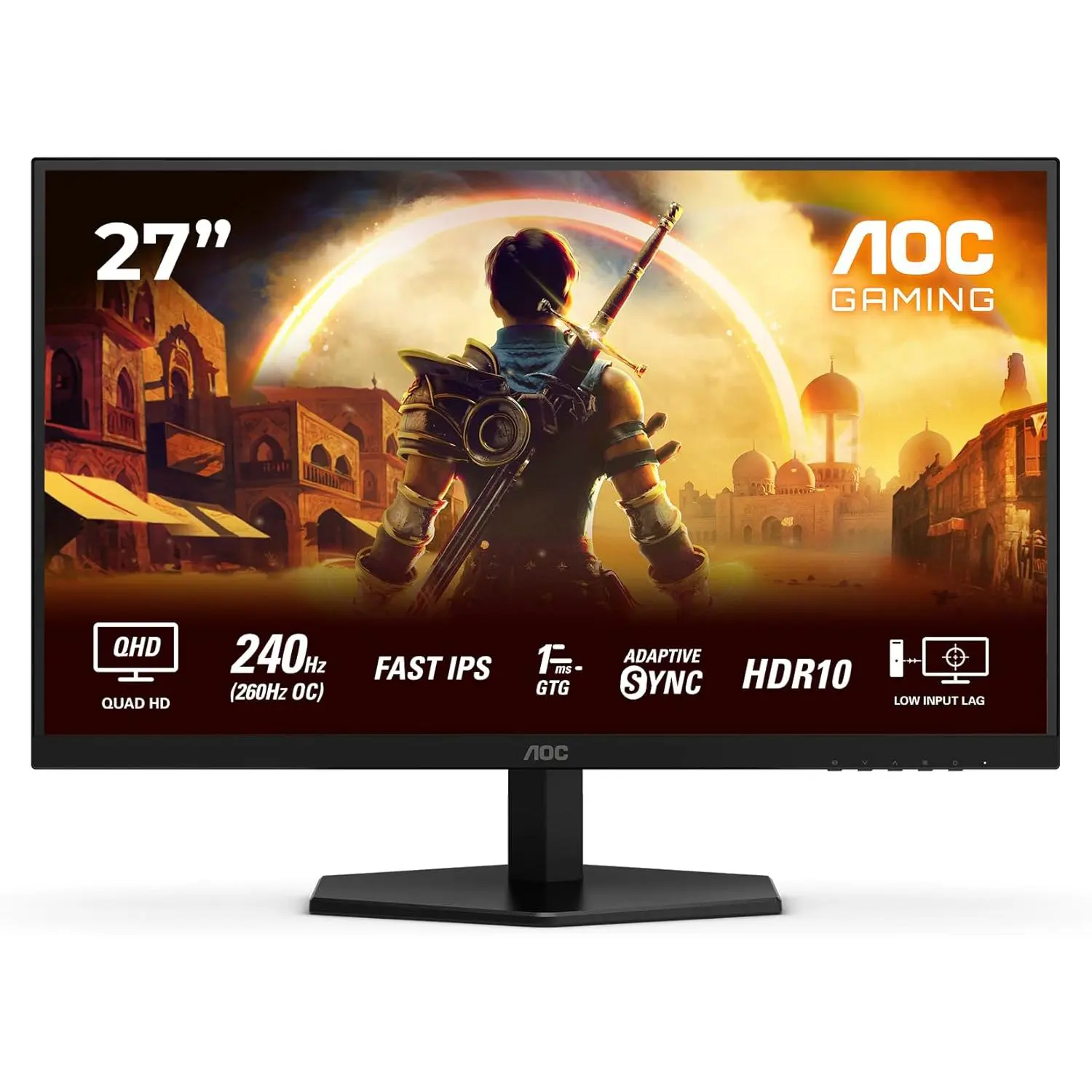 AOC Q27G42ZE - 27 2K QHD 260Hz Fast IPS HDR Gaming Monitor