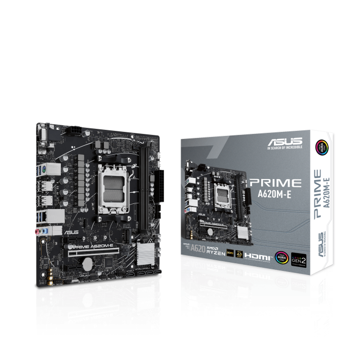 Asus Prime A620M-E AMD AM5 Micro-ATX Motherboard