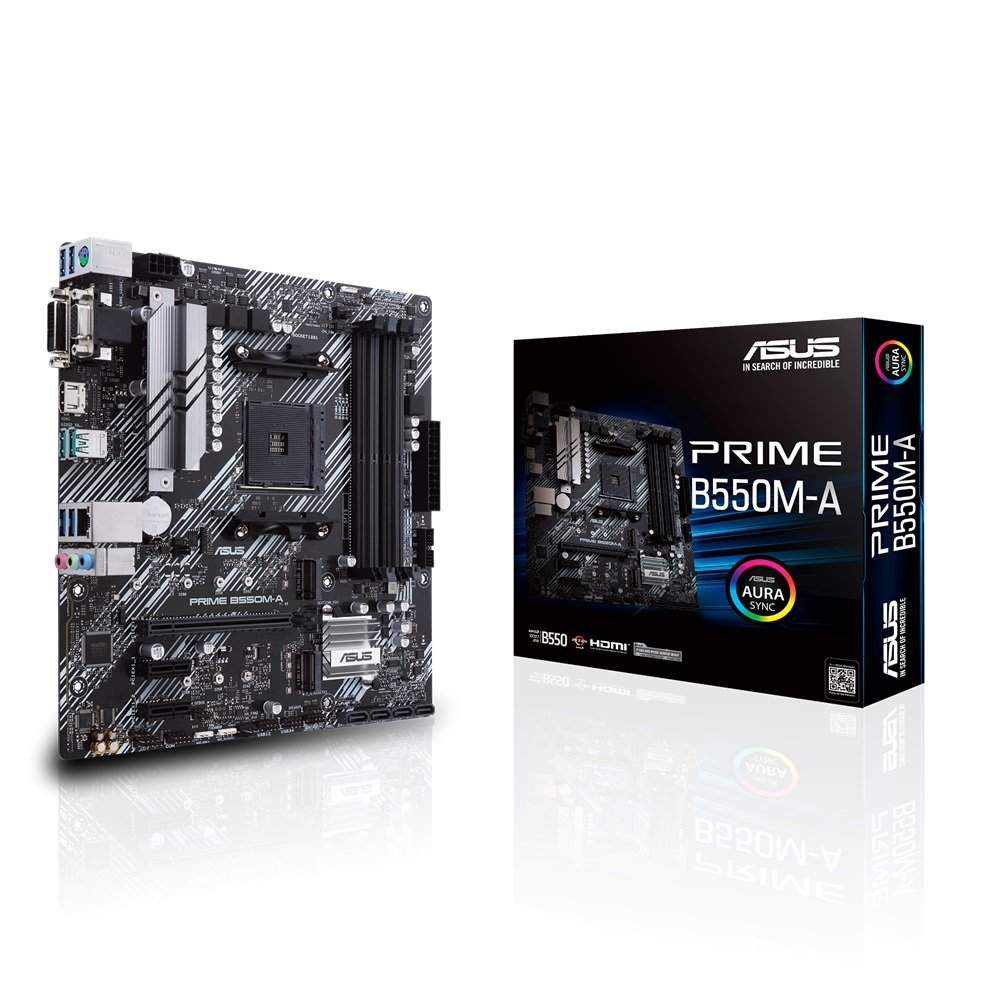 Asus Prime B550M-A AMD AM4 Micro-ATX Motherboard