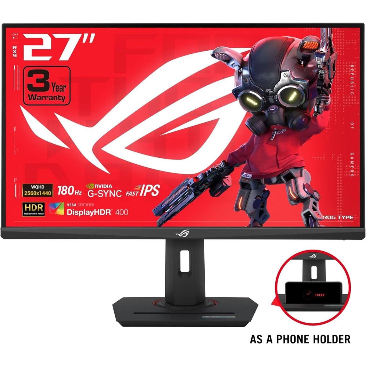 Asus ROG Strix XG27ACS - 27 1440p QHD 180Hz IPS Gaming Monitor