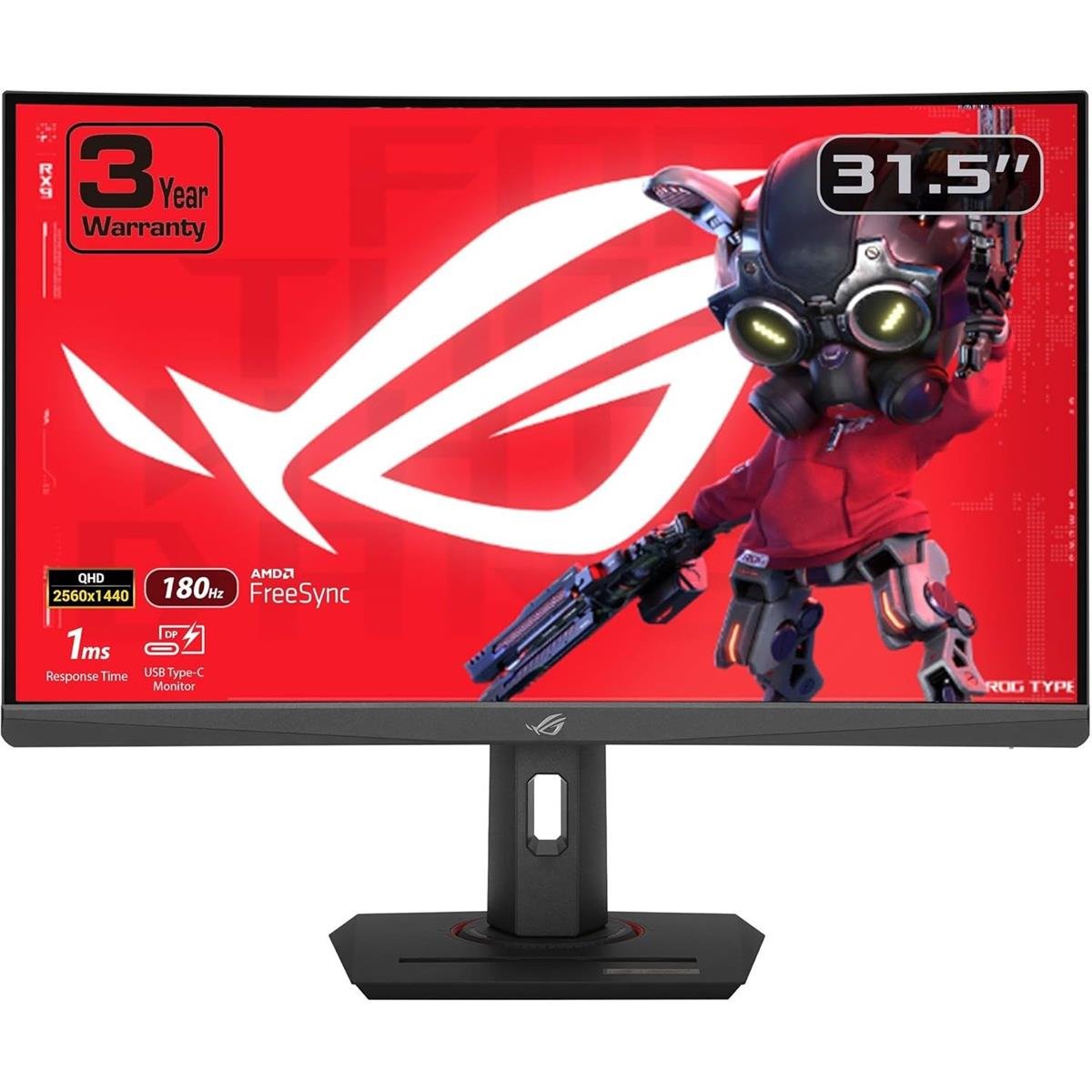 Asus ROG Strix XG32WCS - 32 1440p QHD 180Hz VA Curved Gaming Monitor