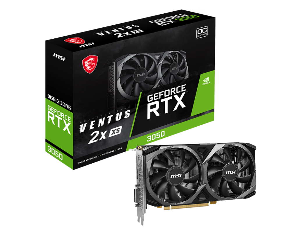 MSI GeForce RTX™ 3050 VENTUS 2X XS 8GB OC Graphics Card