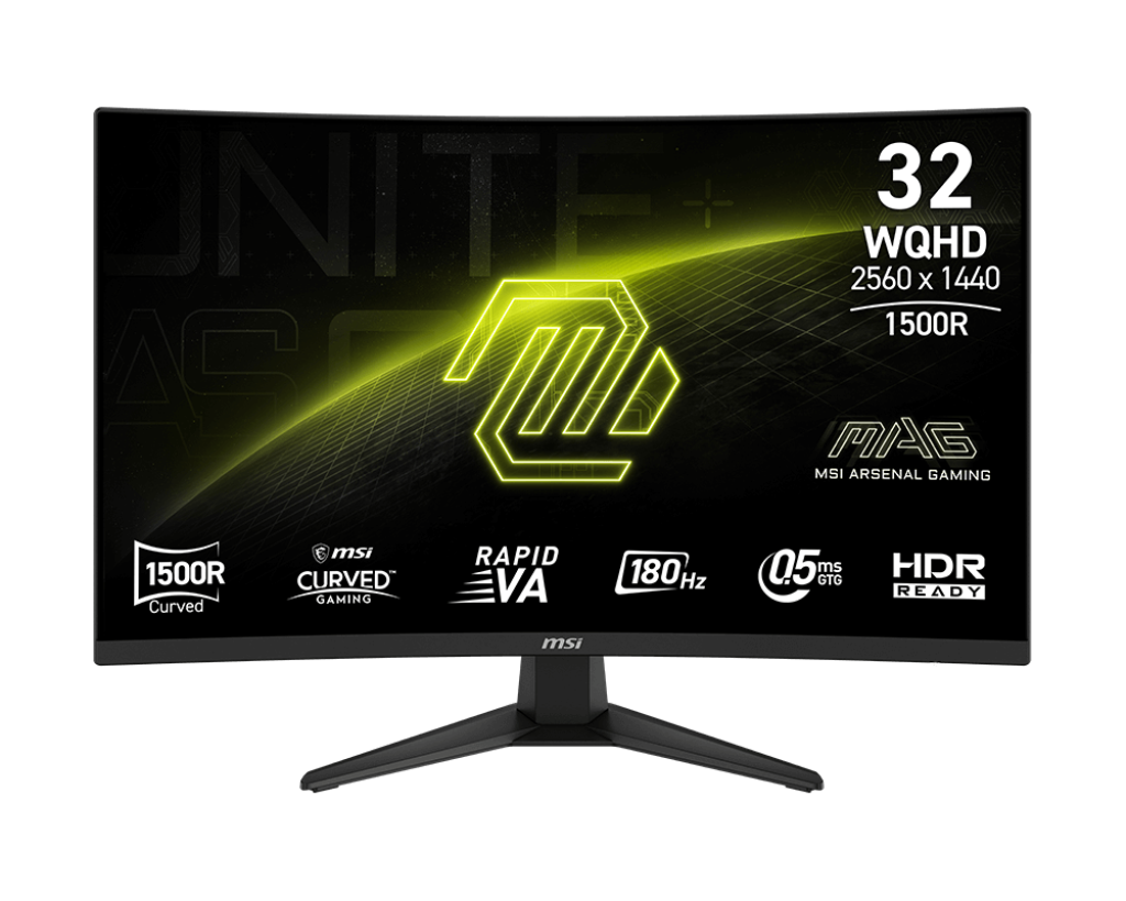 MSI MAG 321CQF E18 - 32 2K QHD 180Hz Curved Gaming Monitor