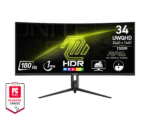 MSI MAG 342CQR E2 - 34 UWQHD 180Hz Ultrawide Curved Gaming Monitor