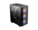 MSI MAG FORGE M100A Mid-Tower Micro-ATX Case with 4 Auto-RGB Fans - Image 2