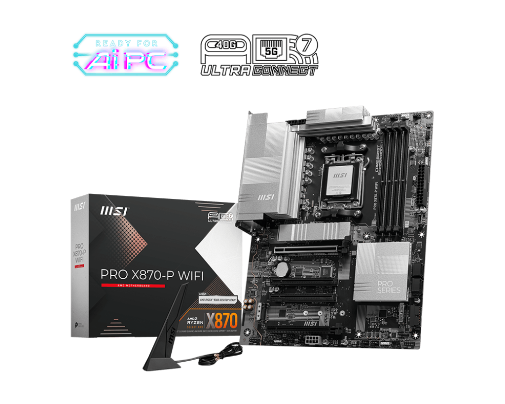 MSI PRO X870-P WIFI AMD AM5 ATX Motherboard