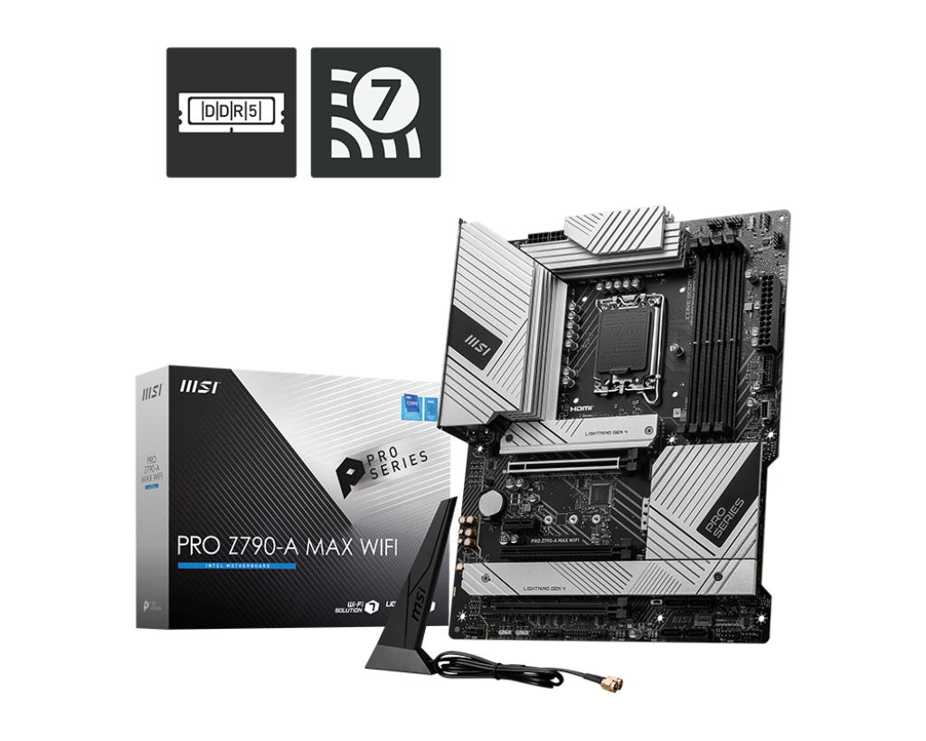 MSI PRO Z790-A MAX WIFI Intel LGA1700 ATX Motherboard