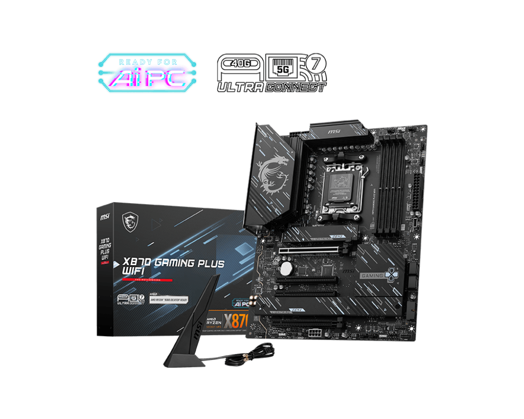 MSI X870 GAMING PLUS WIFI AMD AM5 ATX Motherboard
