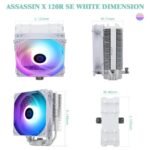 Thermalright Assassin X 120 Refined SE ARGB CPU Air Cooler - White - Image 5