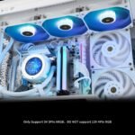Thermalright Core Vision 360mm ARGB AIO Liquid Cooler with IPS LCD Screen - White - Image 3