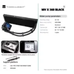 Thermalright Mjolnir Vision X 360mm AIO Liquid Cooler with IPS LCD Screen - Black - Without Fans - Image 7