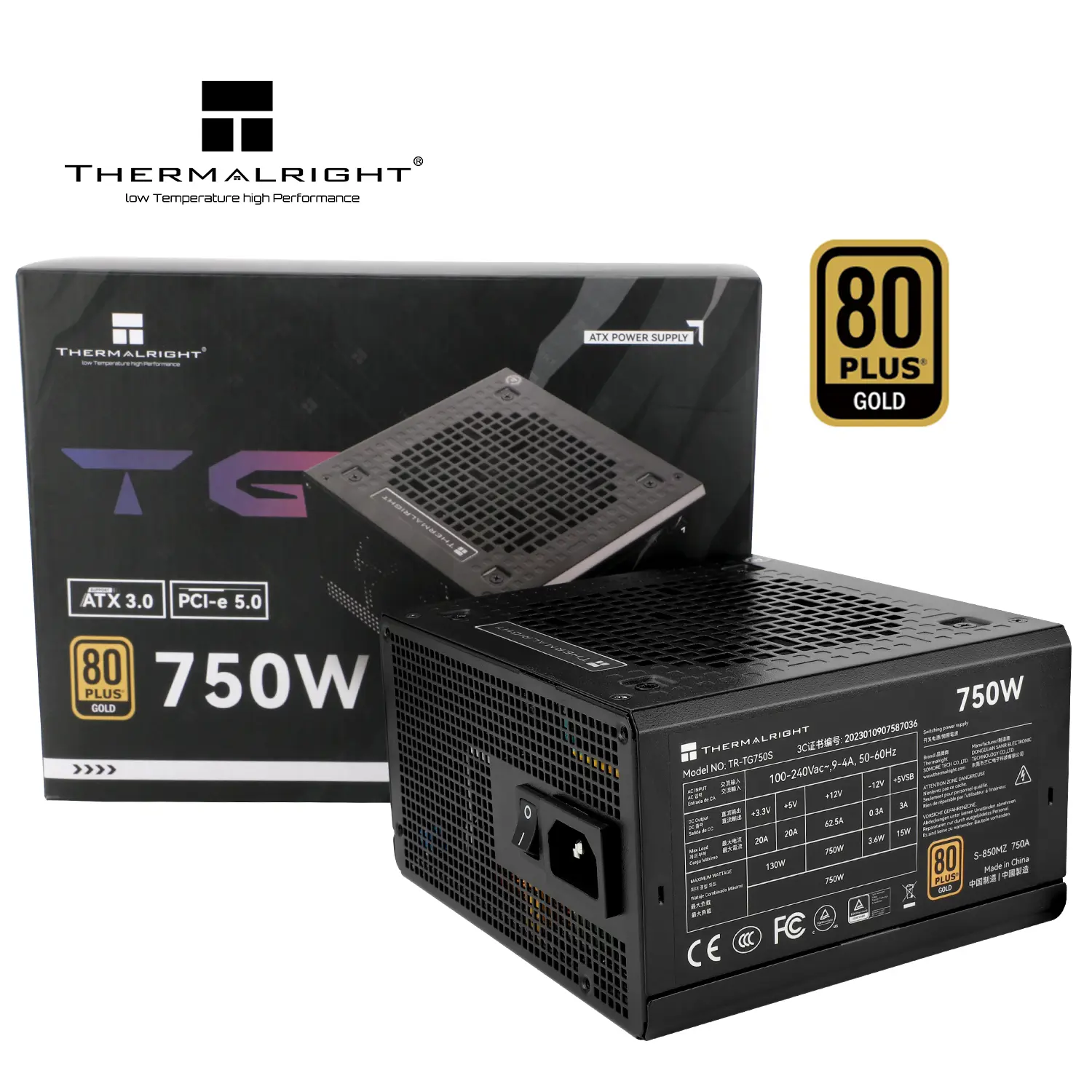 Thermalright TG-750S 750W 80 Plus Gold Power Supply