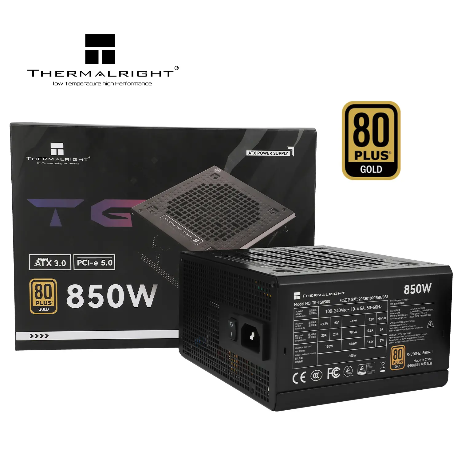 Thermalright TG-850S 850W 80 Plus Gold Power Supply