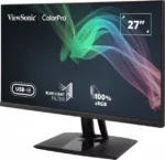 ViewSonic VP2756-2K - 27" 2K QHD 60Hz IPS Pantone Validated 100% sRGB & Factory Pre-Calibrated Monitor with 60W USB-C - Image 3