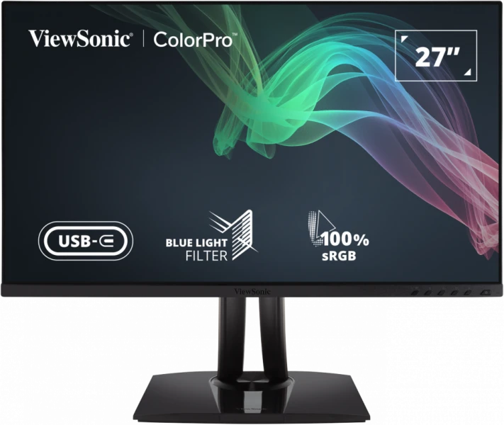 ViewSonic VP2756-4K - 27 4K UHD 60Hz IPS Pantone Validated 100% sRGB & Factory Pre-Calibrated Monitor with 60W USB-C