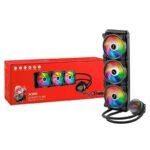 XPG Levante X 360 - 360mm ARGB AIO Liquid CPU Cooler - Black - Image 4