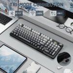 Attack Shark X98PRO Tri-mode Gasket Mechanical Gaming Keyboard - Black Gradient - Image 3