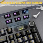 Attack Shark X98PRO Tri-mode Gasket Mechanical Gaming Keyboard -  Star Black - Image 7