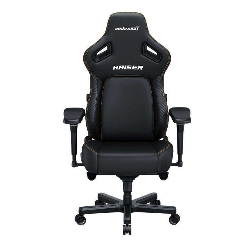 AndaSeat Kaiser 4 XL Premium PVC Leather Gaming Chair - Elegant Black