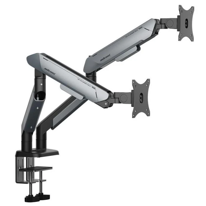 AndaSeat Stealth Pro II Duo Ergonomic Monitor Arm – Black Titanium