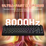 Attack Shark R82 HE Rapid Trigger Magnetic Gaming Keyboard - Black Simple - Image 4