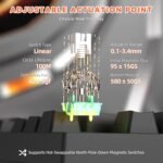 Attack Shark R82 HE Rapid Trigger Magnetic Gaming Keyboard - Black Simple - Image 5