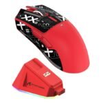 ATTACK SHARK X11 Wireless Gaming Mouse – Red