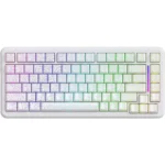 Attack Shark X82 PRO HE Tri-mode Rapid Trigger RGB Mechanical Gaming Keyboard - White Contour