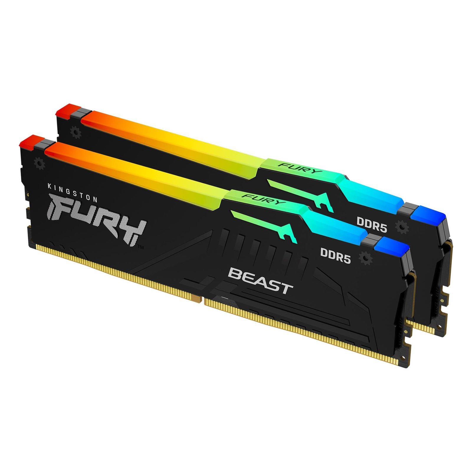 Kingston Fury Beast RGB 16GB (8GB X 2) 6000MHz CL40 DDR5 Memory Kit