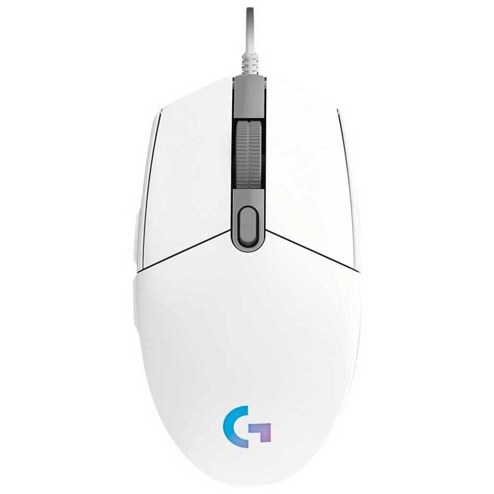 Logitech G102 Lightsync RGB 6 Button Gaming Mouse - White