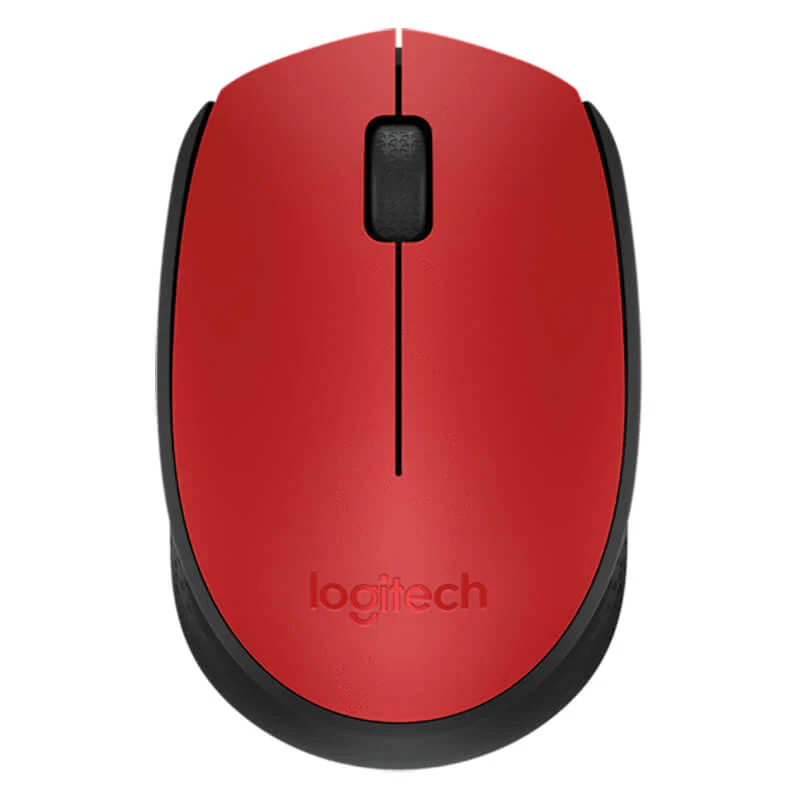 Logitech M171 Wireless Optical Mouse - Red
