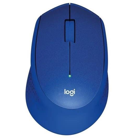 Logitech M331 Silent Plus Wireless Mouse - Blue