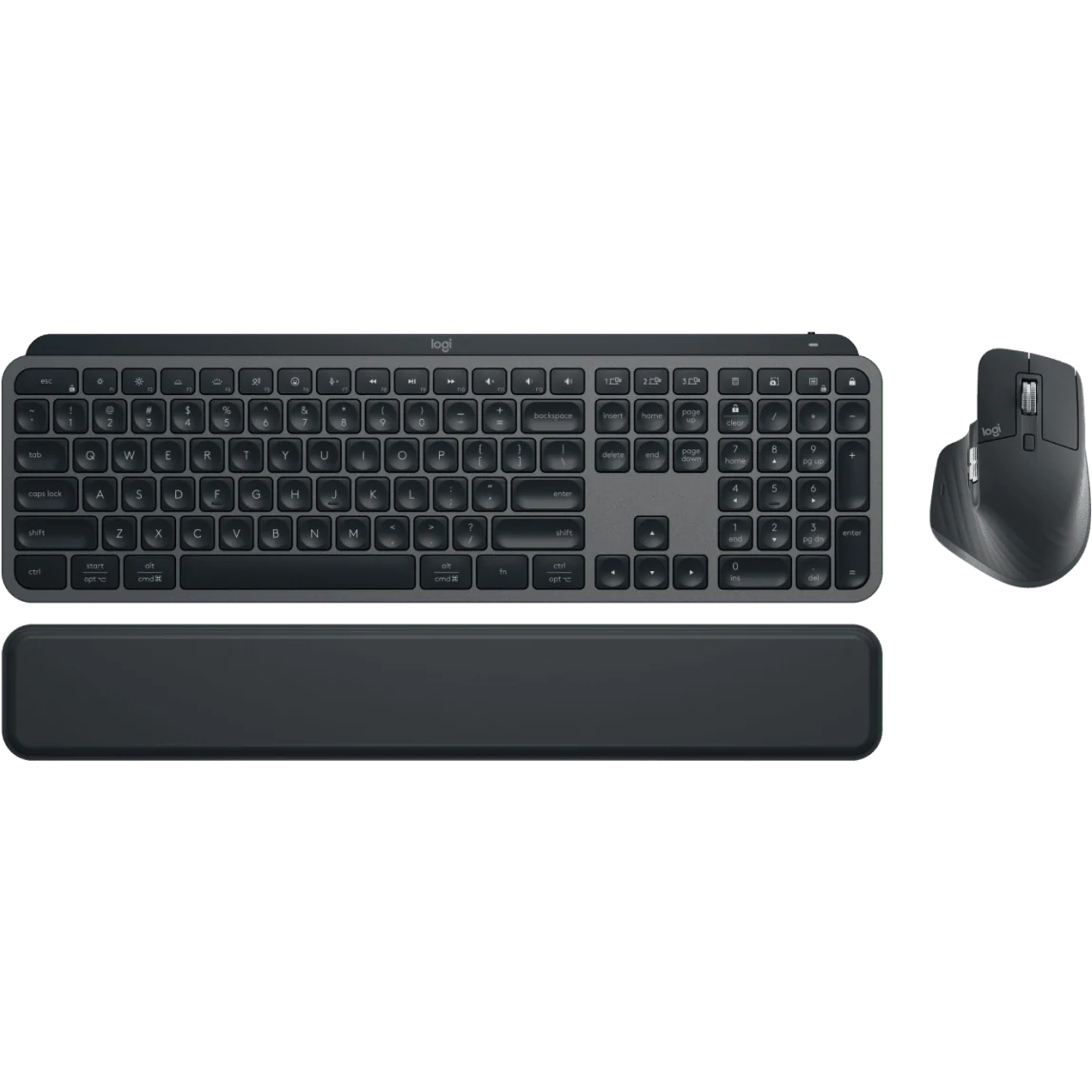 Logitech MX Keys S Combo Wireless Keyboard and Mouse - Graphite