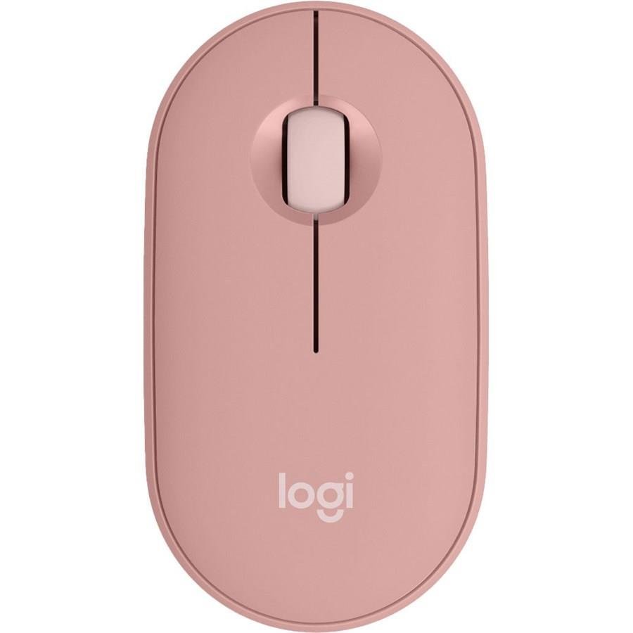Logitech Pebble Mouse 2 M350s Slim Bluetooth Wireless Mouse - Tonal Rose