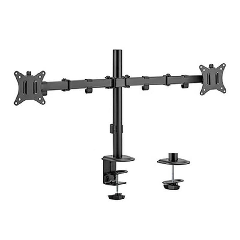 MXG BMA-24P Dual Monitor Steel Articulating Monitor Arm – Matte Black