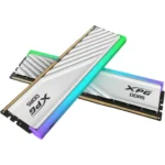 XPG Lancer Blade RGB 64GB (2x32GB) 6000MHz C30 DDR5 DRAM Memory – White