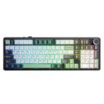 Aula F99 Pro Wireless Mechanical Keyboard – Black White Green