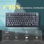 Aula F75 Wireless Mechanical Keyboard – Black Contour - Image 3