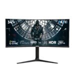 MXG G34WIC-65 34" QHD 165Hz Curved Nano IPS Ultrawide Gaming Monitor