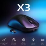 Attack Shark X3 Wireless Gaming Mouse - Black - Image 3